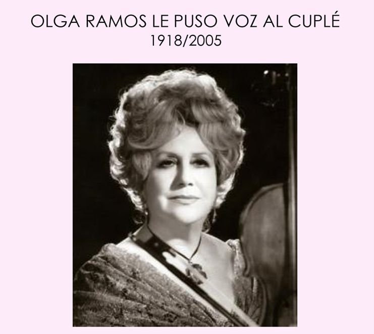 Olga Ramos le puso voz al cupl&eacute;