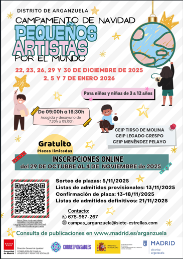 campamentos navidad Arganzuela