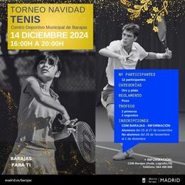 tenis Barajas Navidad