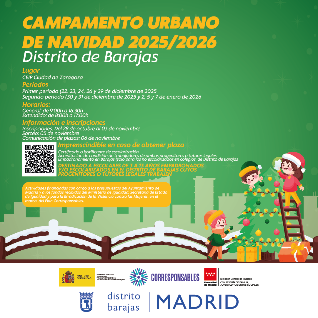 campamento navidad Barajas