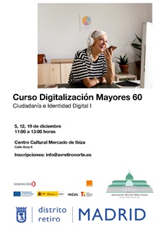 Cartel con informaci&oacute;n y fotograf&iacute;a de la actividad