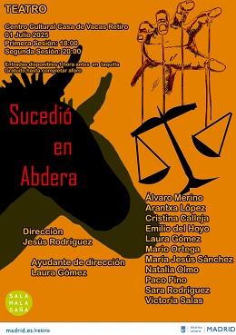 Cartel con información y título de la actividad