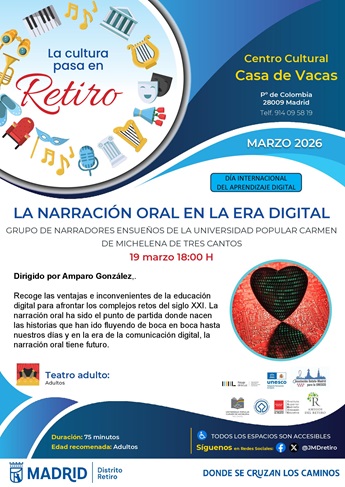 cartel con fecha y sinopsis de la actividad