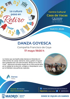 Cartel con informaci&oacute;n y fotograf&iacute;a de la actividad