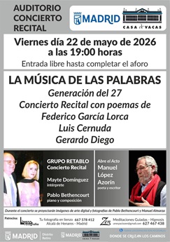 Cartel con informaci&oacute;n y fotograf&iacute;a de la actividad