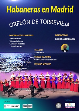 Cartel con imagen del Orfeón de Torrevieja