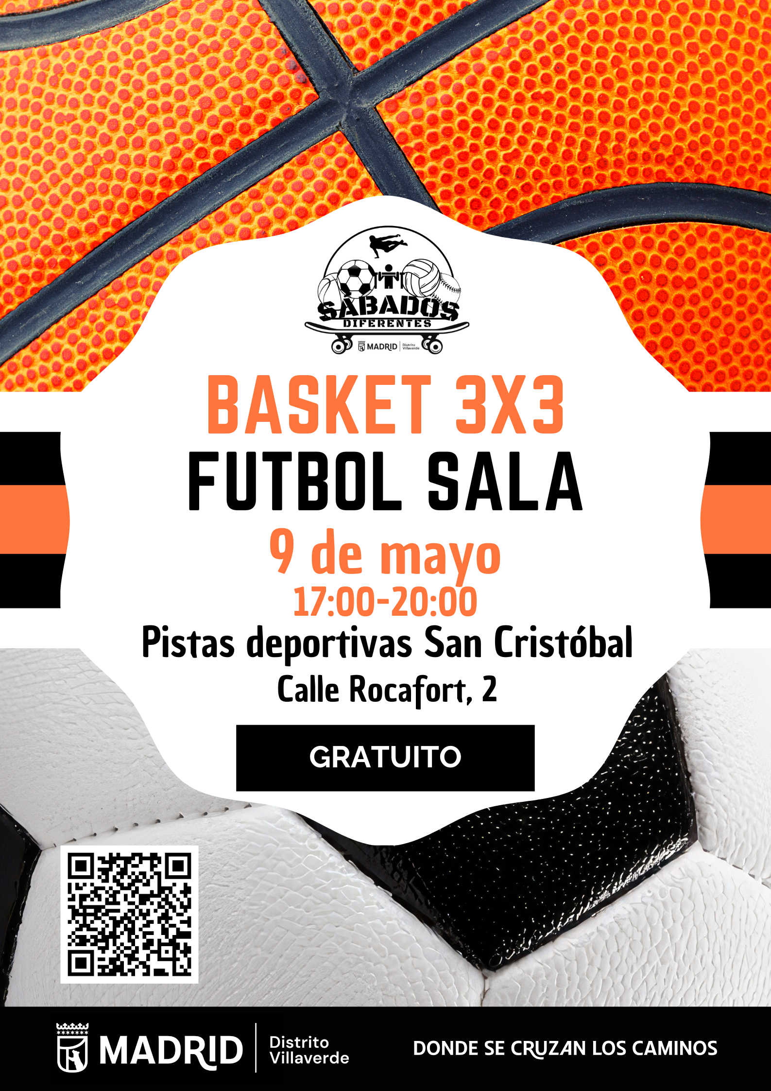 Torneo f&uacute;tbol sala y baloncesto 3x3