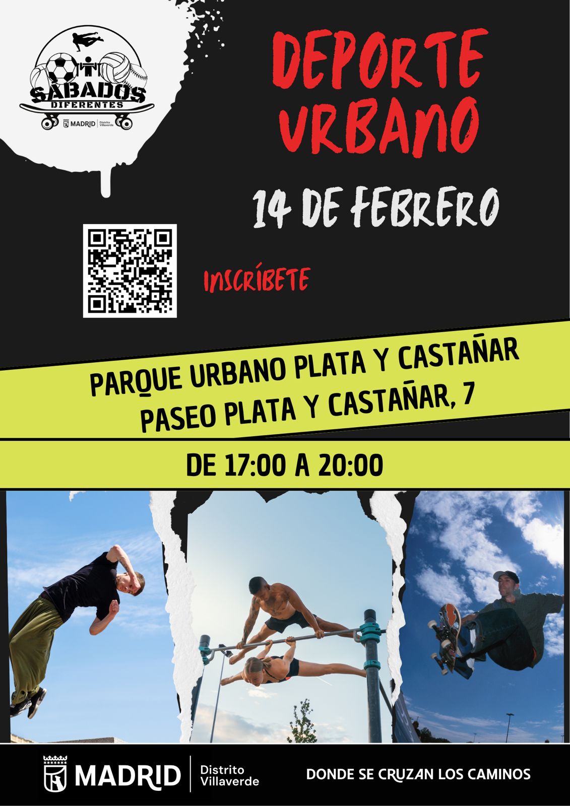 Cartel deporte urbano