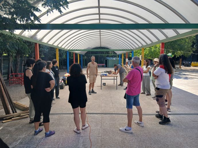 Momento de la presentación del taller