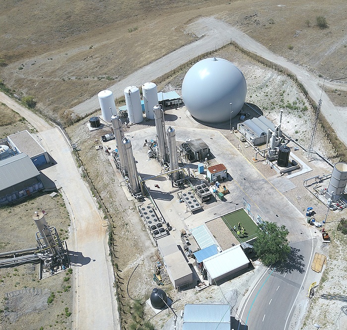 Planta de tratamiento de biog&aacute;s (PTB)
